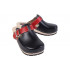 Zdravotné topánky FPU20 Čierne s červenou